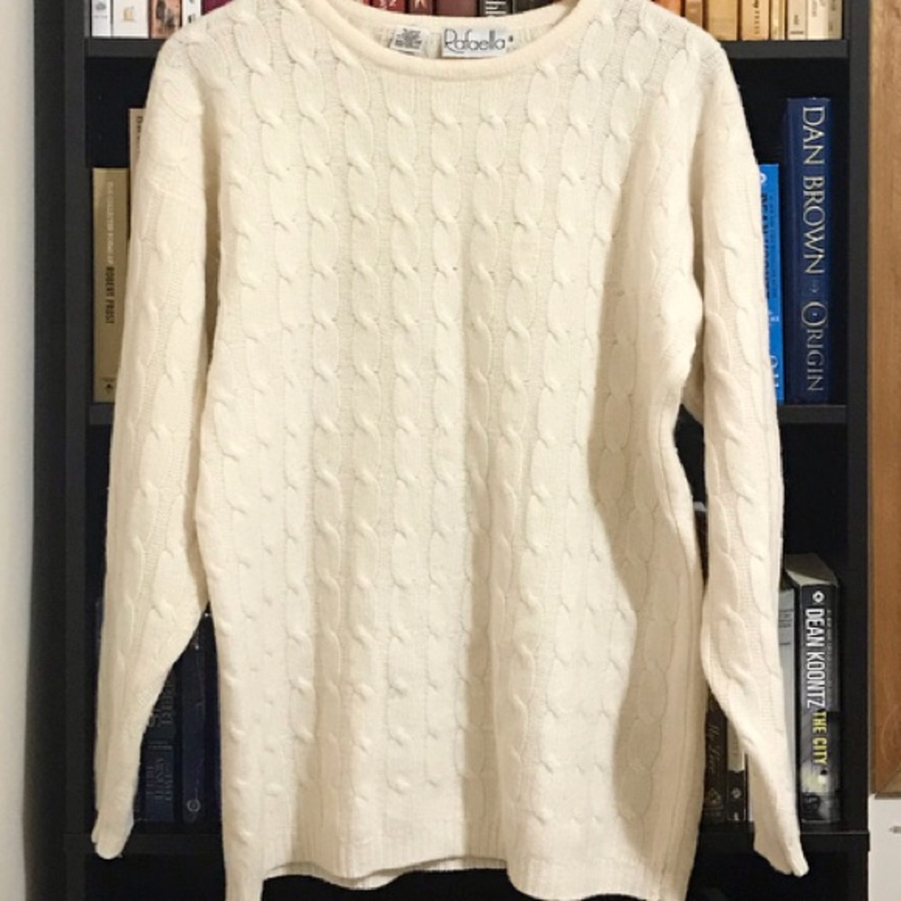 Rafaella Cable Knit Sweater